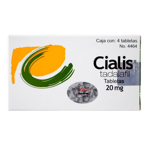 Cialis 20 mg, 4 Tabletas