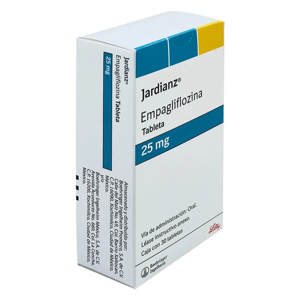 Jardianz 25 mg, 30 Tabletas
