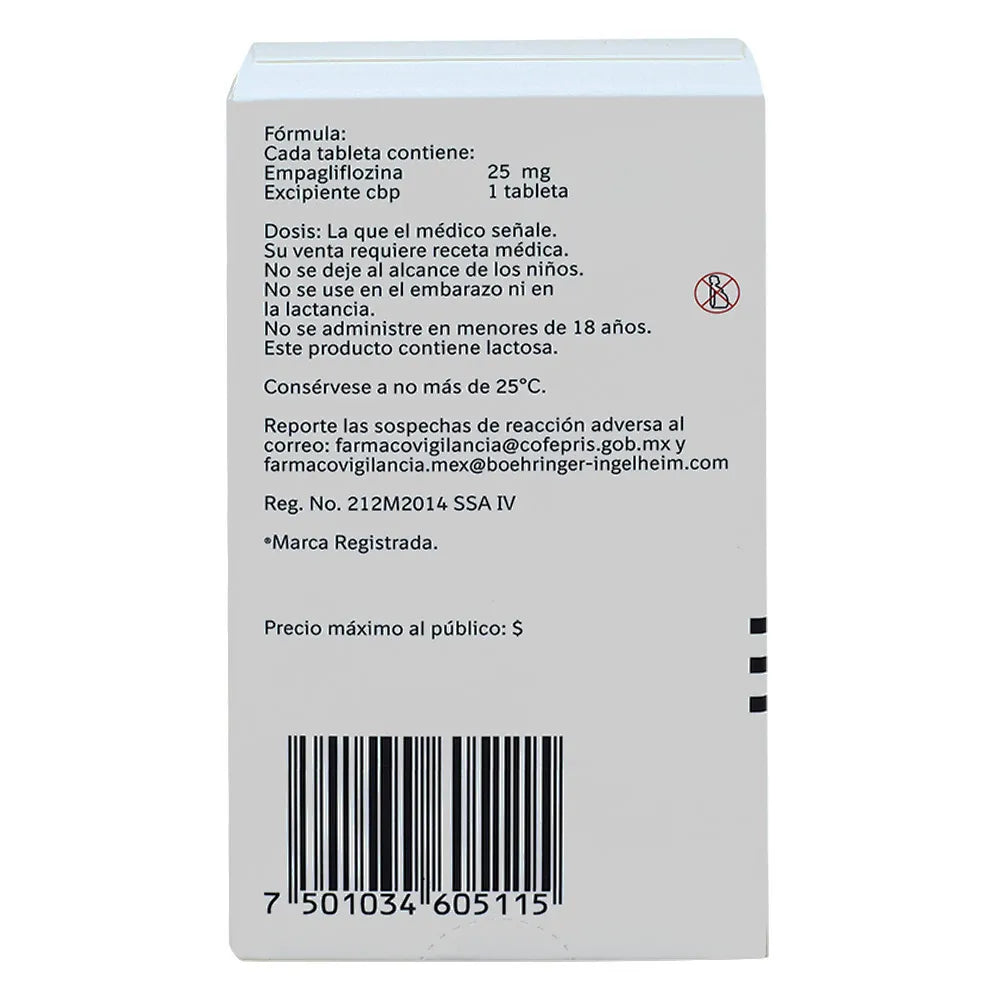 Jardianz 25 mg, 30 Tabletas-thumbmail-4