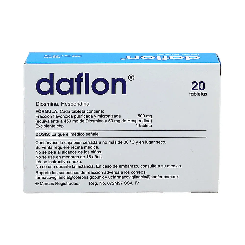Daflon 450/50 mg, 20 Tabletas-thumbmail-4
