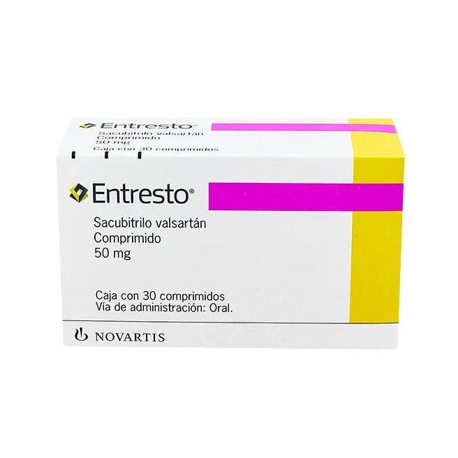 Entresto 50 mg, 30 Tabletas