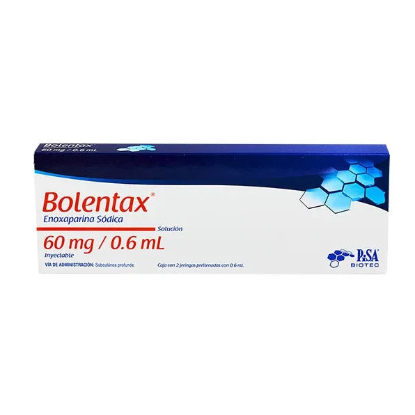 Bolentax 60 mg/0.6 ml, 2 Jeringas Prellenadas