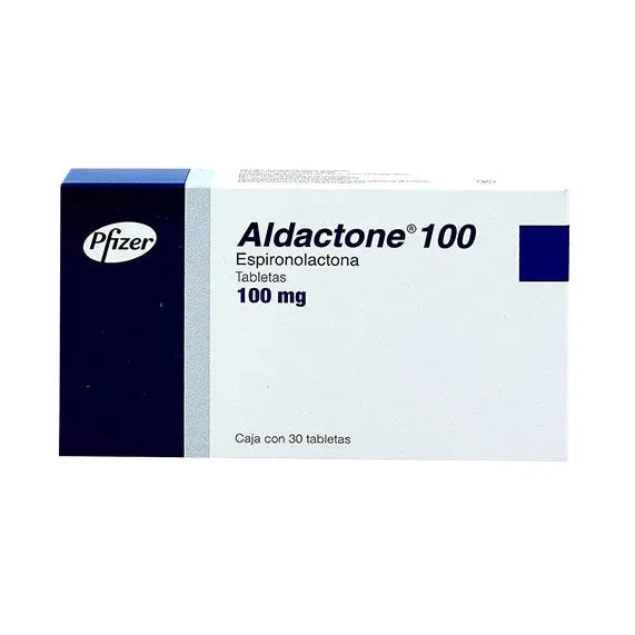 Aldactone 100 mg, 30 Tabletas
