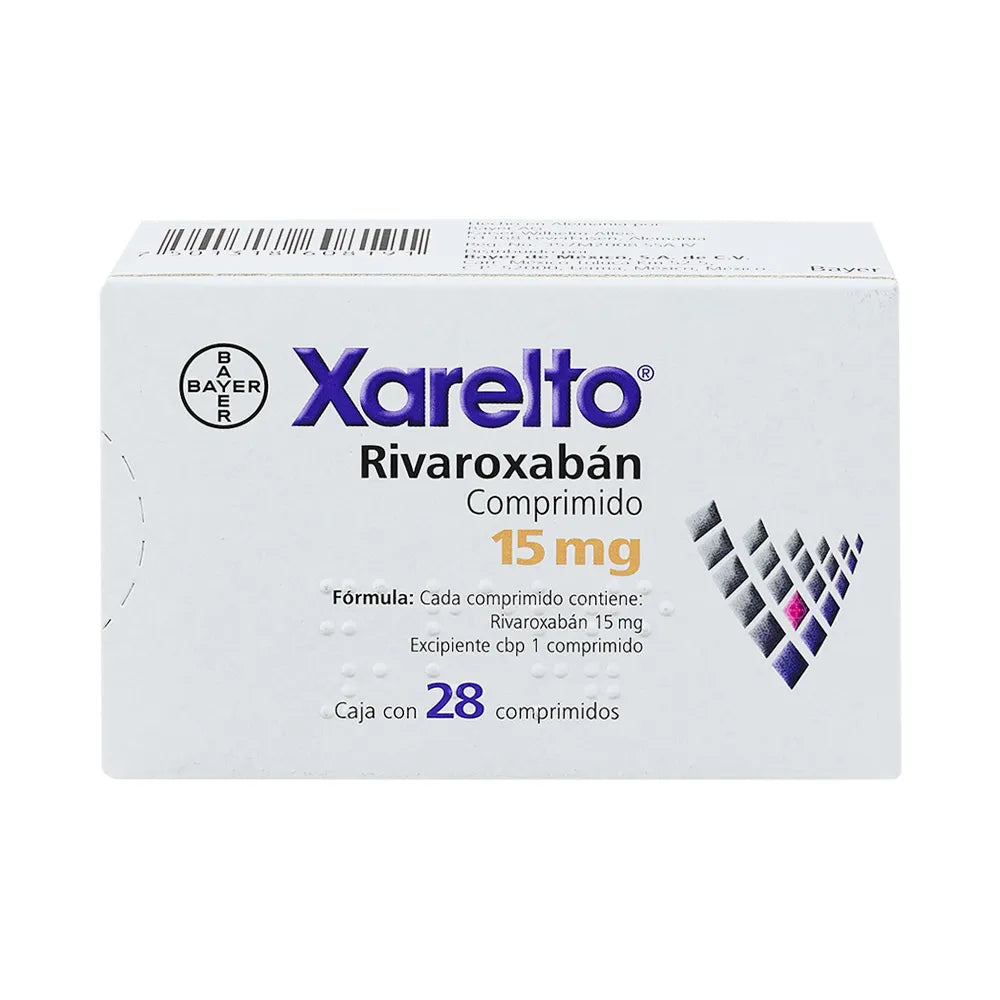 Xarelto 15 mg rivaroxabán, 28 tabletas-thumbmail-4