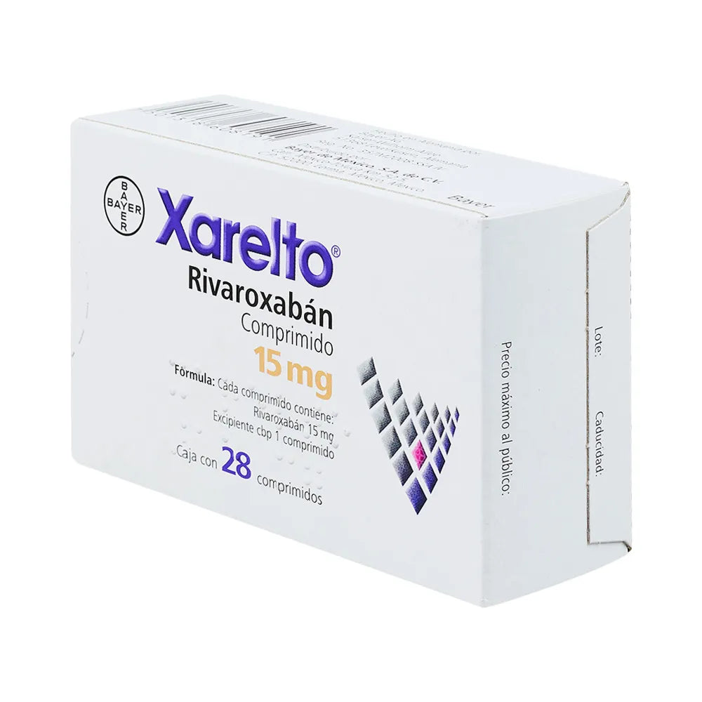 Xarelto 15 mg rivaroxabán, 28 tabletas-thumbmail-3