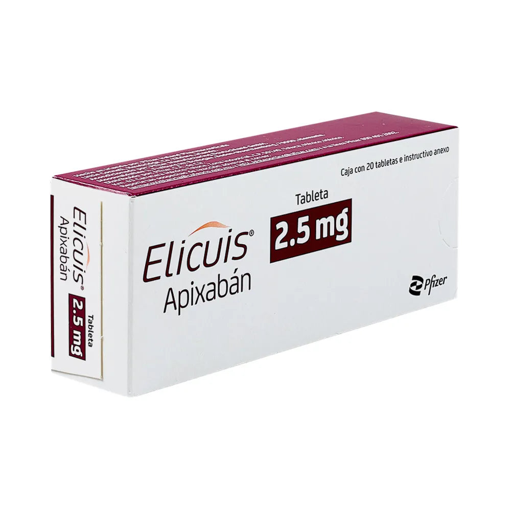 Elicuis 2.5 mg, 20 Tabletas