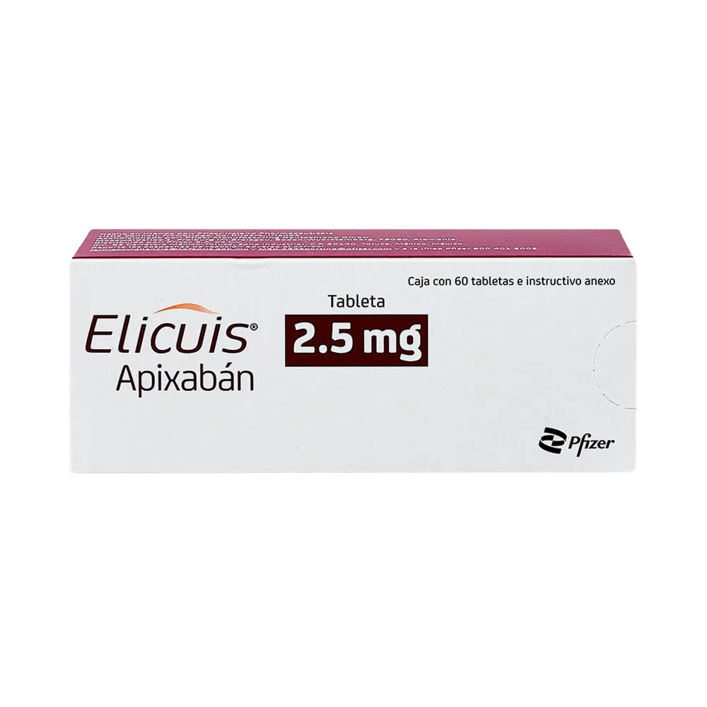 Elicuis 2.5 mg, 60 Tabletas