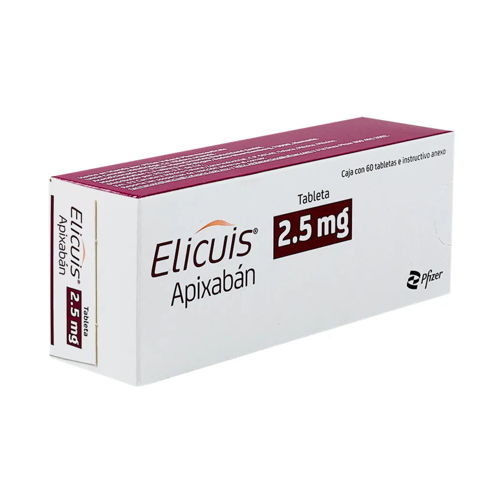 Elicuis 2.5 mg, 60 Tabletas