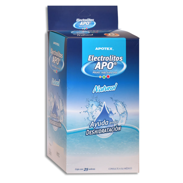 Electrolitos Apo sobres, 25 sobres
