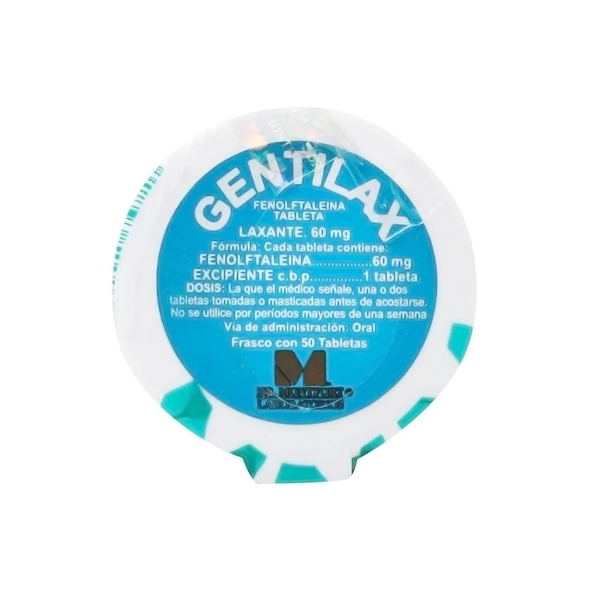 Gentilax 60 mg, 50 Tabletas