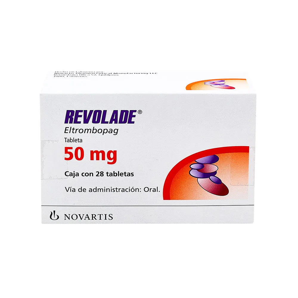 Revolade 50 mg eltrombopag, tabletas