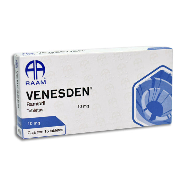 VENESDEN 10 mg ramipril, 16 tabletas
