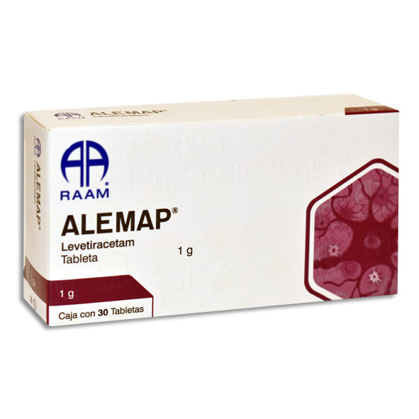 ALEMAP 1 g levetiracetam, 30 tabletas