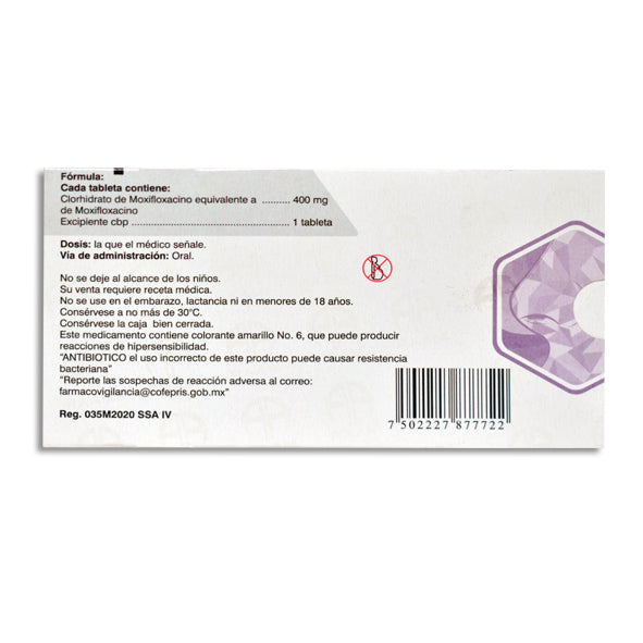 CRESCRIN 400 mg moxifloxacino, 7 tabletas-thumbmail-2