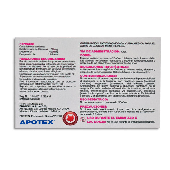 Espadiva hioscina 20 mg ibuprofeno 400 mg, 10 tabletas-thumbmail-2