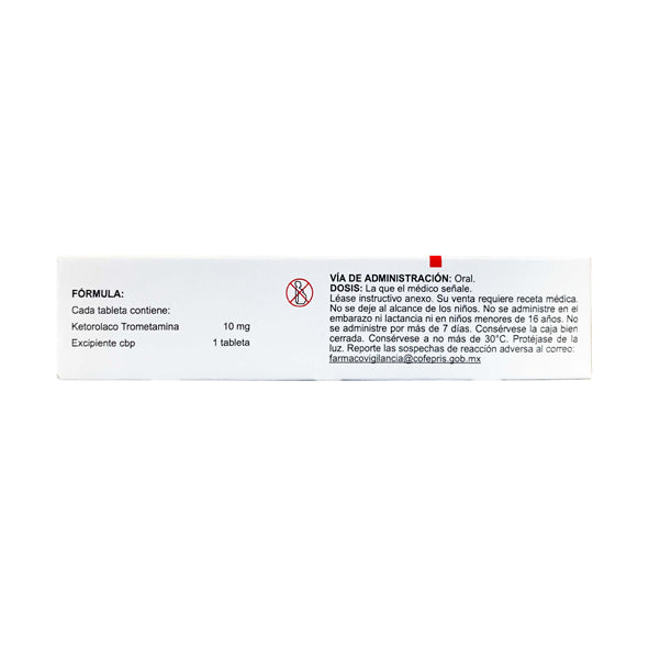 Ultilap 10 mg ketorolaco, 10 tabletas-thumbmail-2