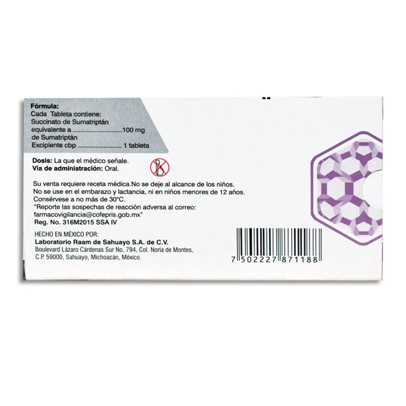 FERMIG 100 mg sumatriptan, 4 tabletas-thumbmail-2