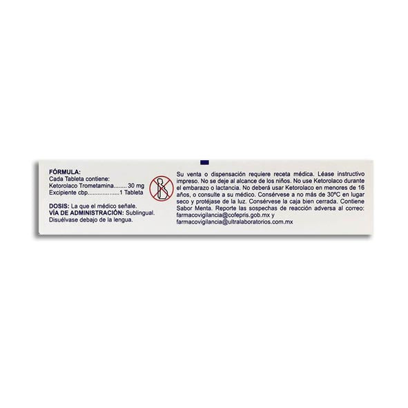 Ralucsum 30 mg ketorolaco, 6 tabletas-thumbmail-3