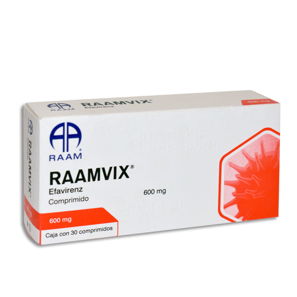 RAAMVIX 600 mg efavirenz, 30 comprimidos