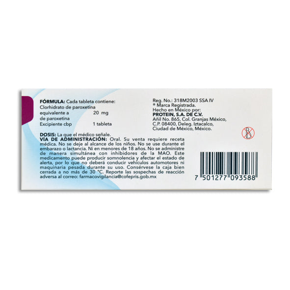 Paroxetina Apotex 20 mg, 10 tabletas-thumbmail-2