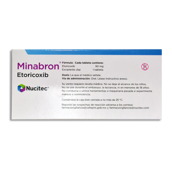 Minabron 90 mg etoricoxib, 28 tabletas-thumbmail-2