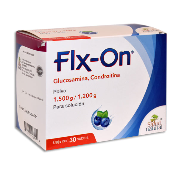 Flx-On (Ariflex) glucosamina condroitina 1.5 g/1.2 g, 30 sobres