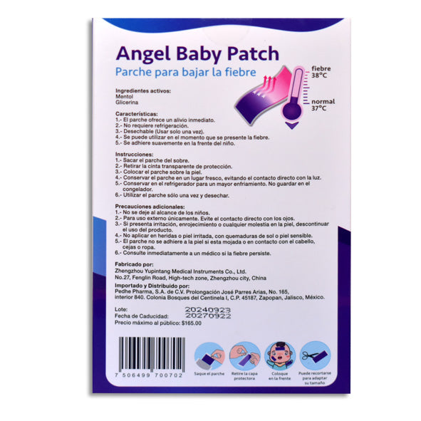 Angel Baby Patch glicerina mentol, 4 parches-thumbmail-2