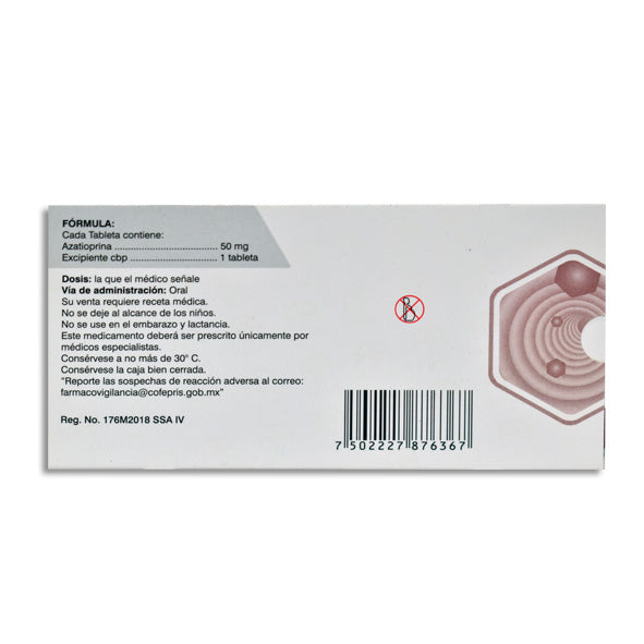 DEXMITRON 50 mg azatioprina, 50 tabletas-thumbmail-2