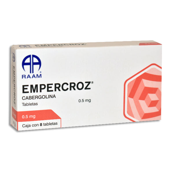 EMPERCROZ 500 mcg cabergolina, 8 tabletas