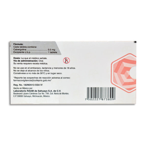 EMPERCROZ 500 mcg cabergolina, 8 tabletas-thumbmail-2