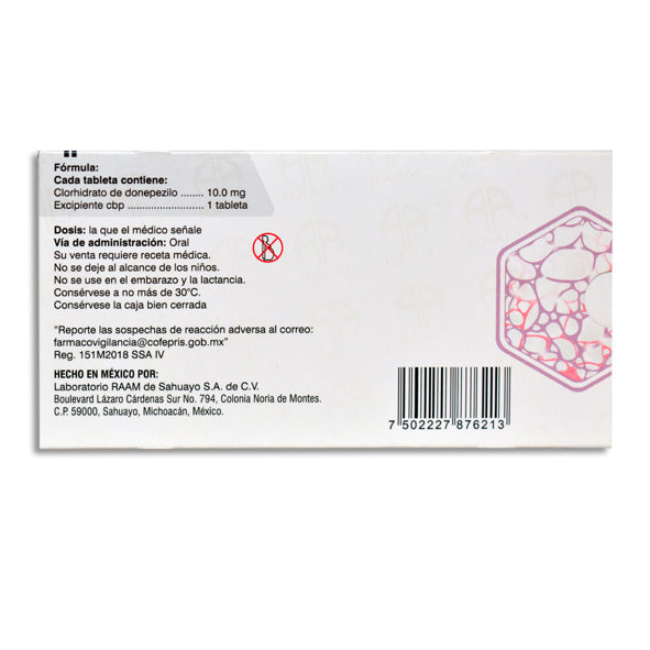 BRAIX 10 mg donepezilo, 28 tabletas-thumbmail-2